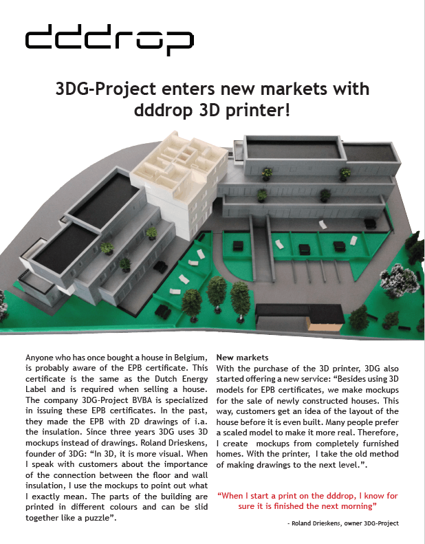 dddrop 3D printer review 3dg-project